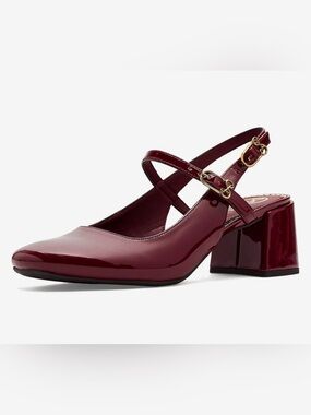 New Sam and Libby
Women's Grace Block Heel Slingback Mary Jane Pumps